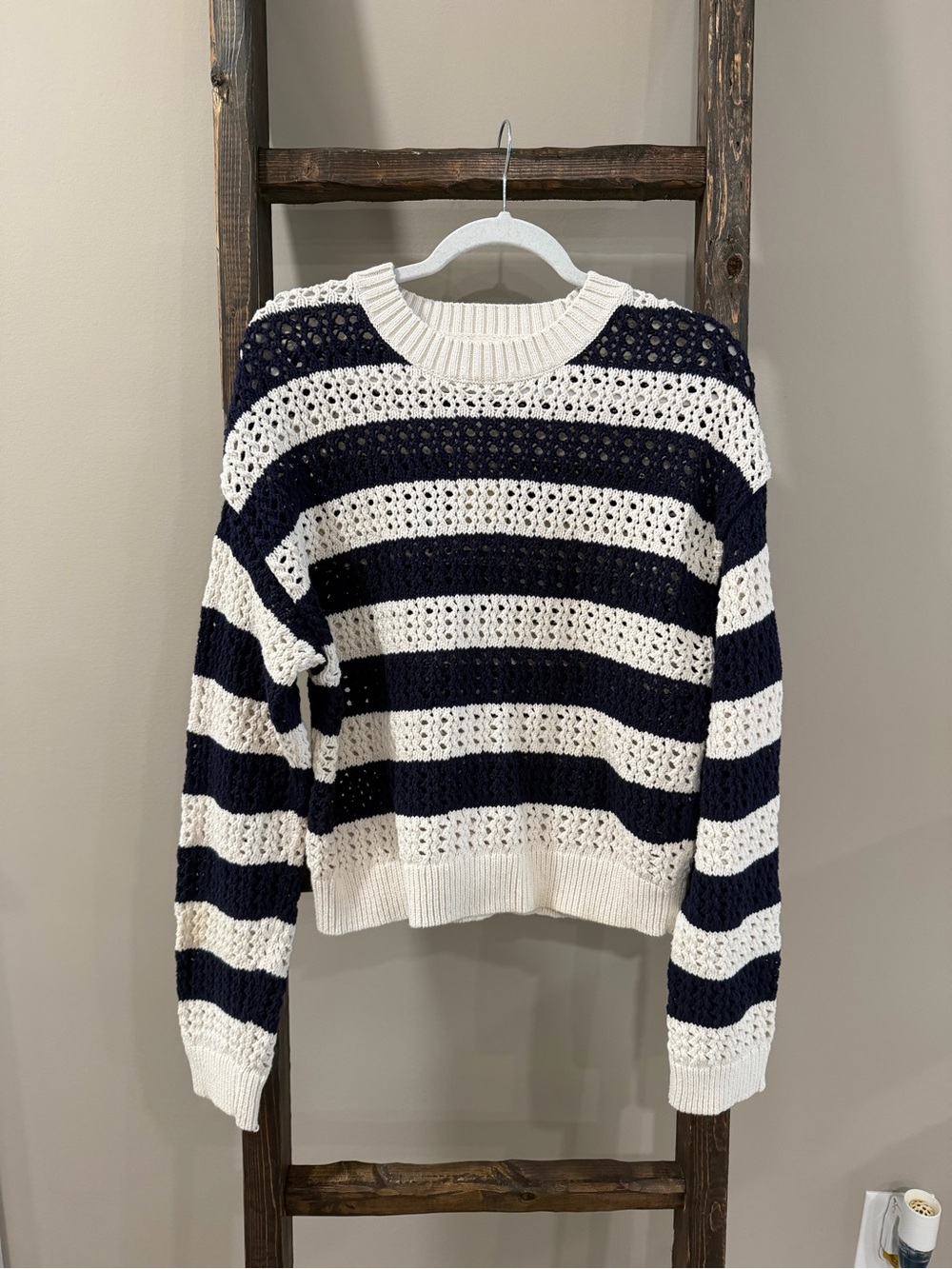 Universal Thread Openwork Knitted Sweater